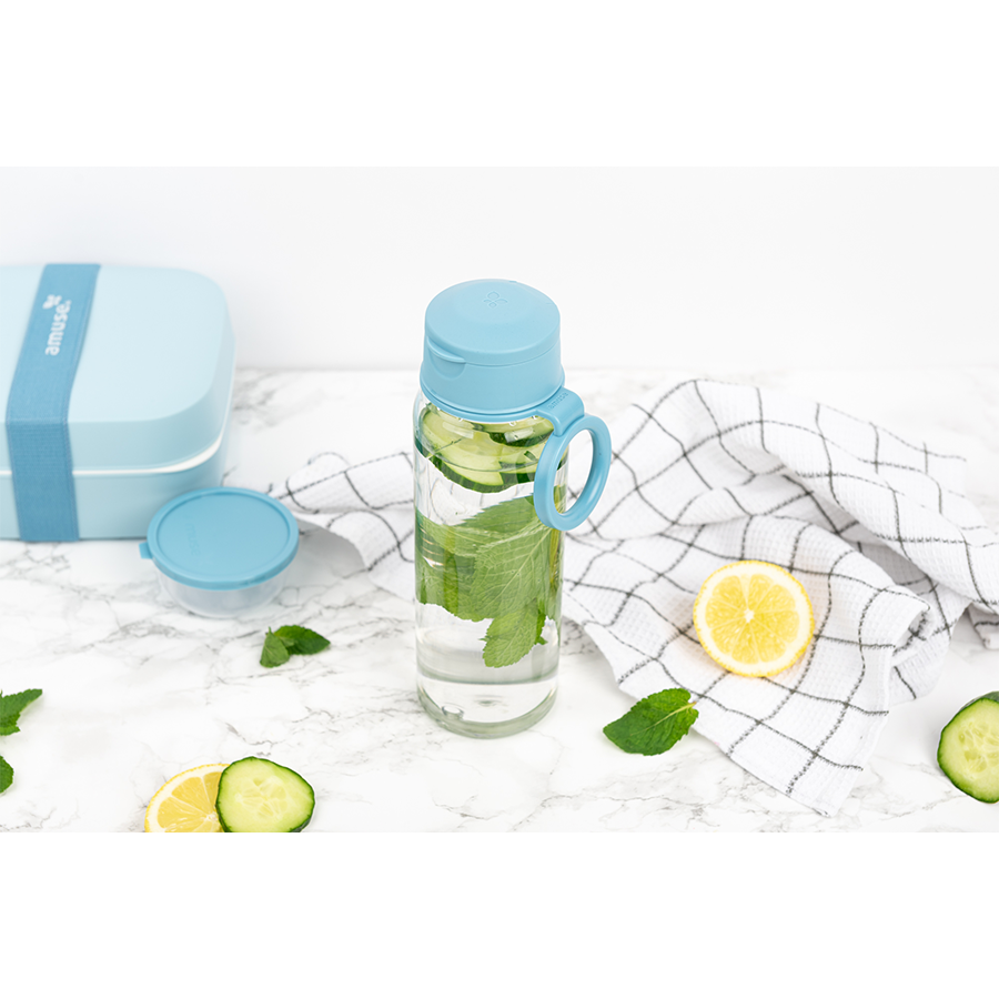 Amuse basic waterfles blauw 500ml