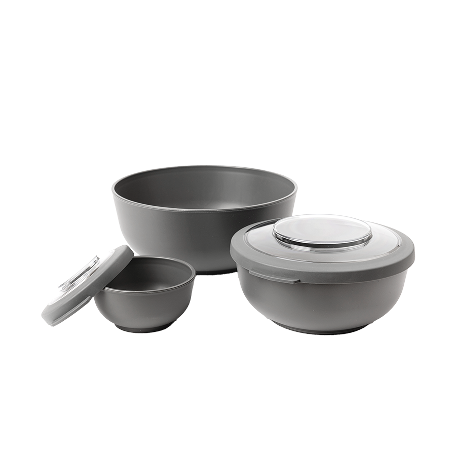 Amuse life bowlset grijs 6-delig