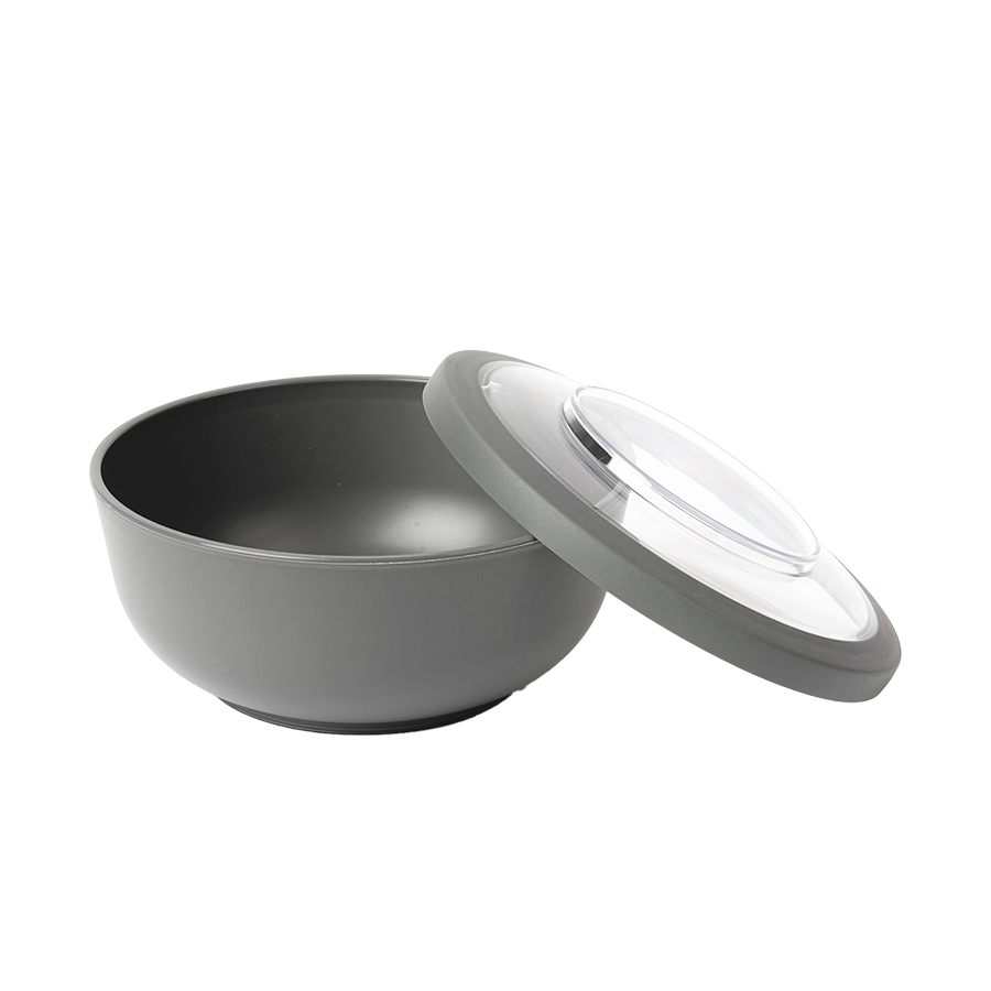 Amuse life dinner bowl met deksel grijs 2000ml