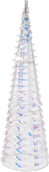 Home styling kegel 40cm regenboog micro led met timer - afbeelding 2