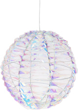 Home styling bal 25cm 40 led shiny rainbow - afbeelding 2