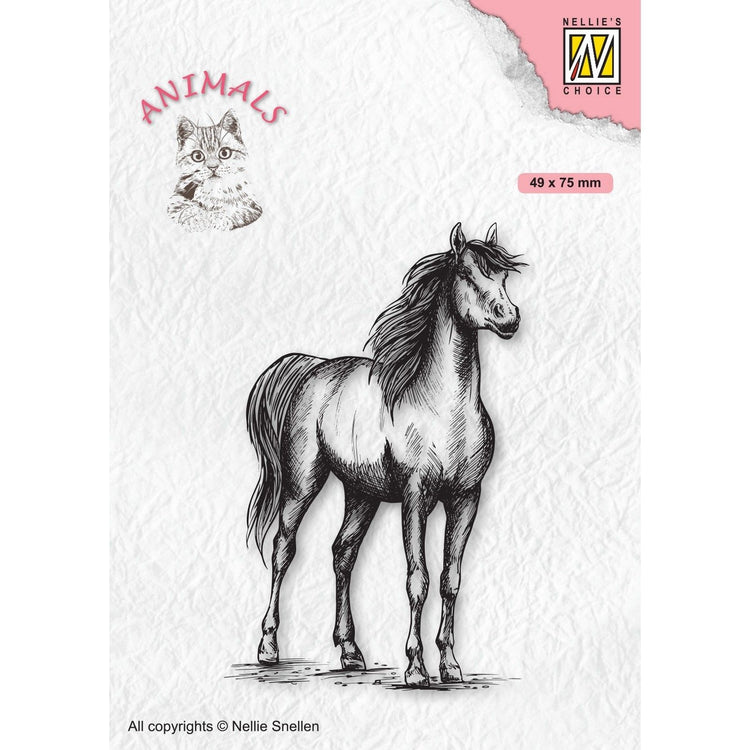 Nellie's choice • animals clear stempels horse