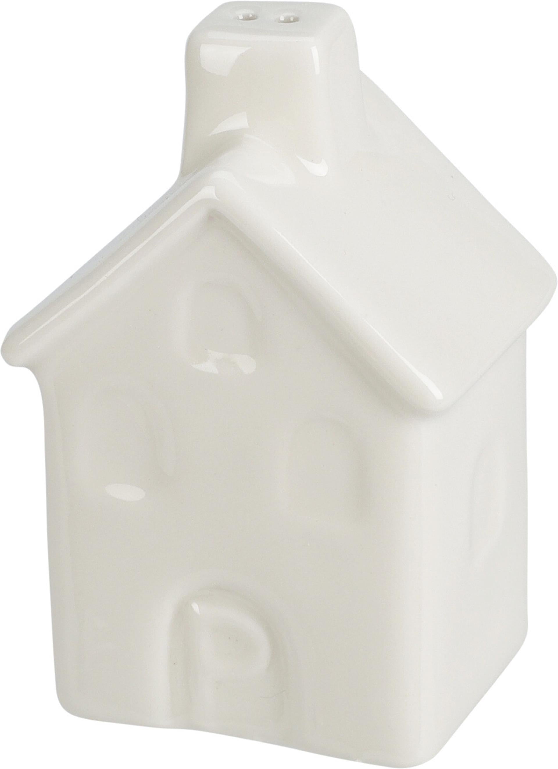 Excellent houseware peper- en zoutstel huisjes wit 2-delig