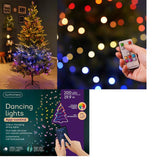 Lumineo verlichting met 200 leds bedienbaar via bluetooth app-dancing lights 1990cm multikleur alle kleuren van de regenboog incusief wit en warm wit - afbeelding 1