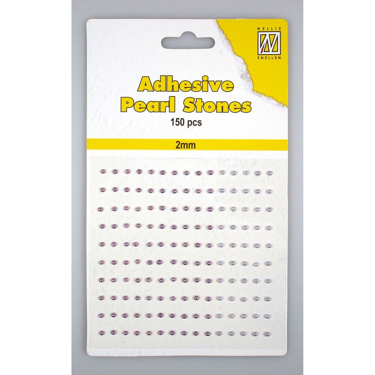 Nellie's choice • adhesive pearls 150stuks sheet 2mm 3 tones violet