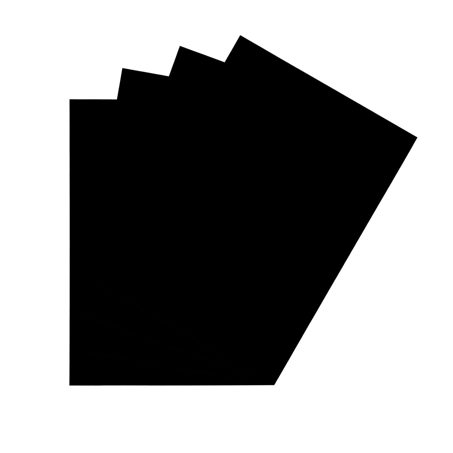 Vaessen creative • krimpfolie a4 zwart 4st