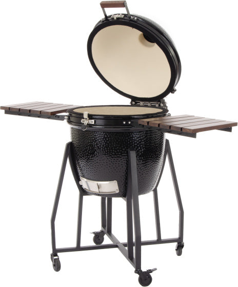 Arbaer Kamado Large Ø 21 inch met Frame Keramisch Zwart