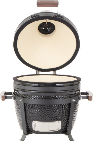 Arbaer Kamado Medium Ø 16 inch met Frame Keramisch Zwart