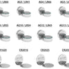 Camelion button cell set alkaline ag + lithium cr