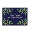 Art by andu wenskaart christmas blue