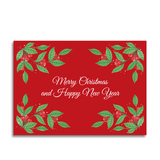Art by andu wenskaart christmas red - afbeelding 1