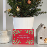 Art by andu wenskaart christmas red - afbeelding 2