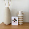 Art by andu wenskaart flower envelope