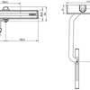 Assa abloy dc680g deurdranger voor toegangspoorten en tuinhekken | incl. glijarm voor breedtes van 600 mm tot 1400 mm | kleur zilver ev1. | 180-20 ° - a000399976