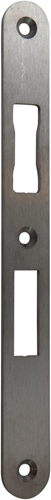 Assa abloy n6001 sluitplaat | rvs 24x235x3mm lip 40mm afgerond| dr 1+2+3+4 - 10049721