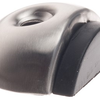 Assa abloy rvs deurstopper | halfmaan vloerdeurstop | ø56 x 48 x 18mm | rubber 8mm | lengte: 48 mm - p000238189-001-001