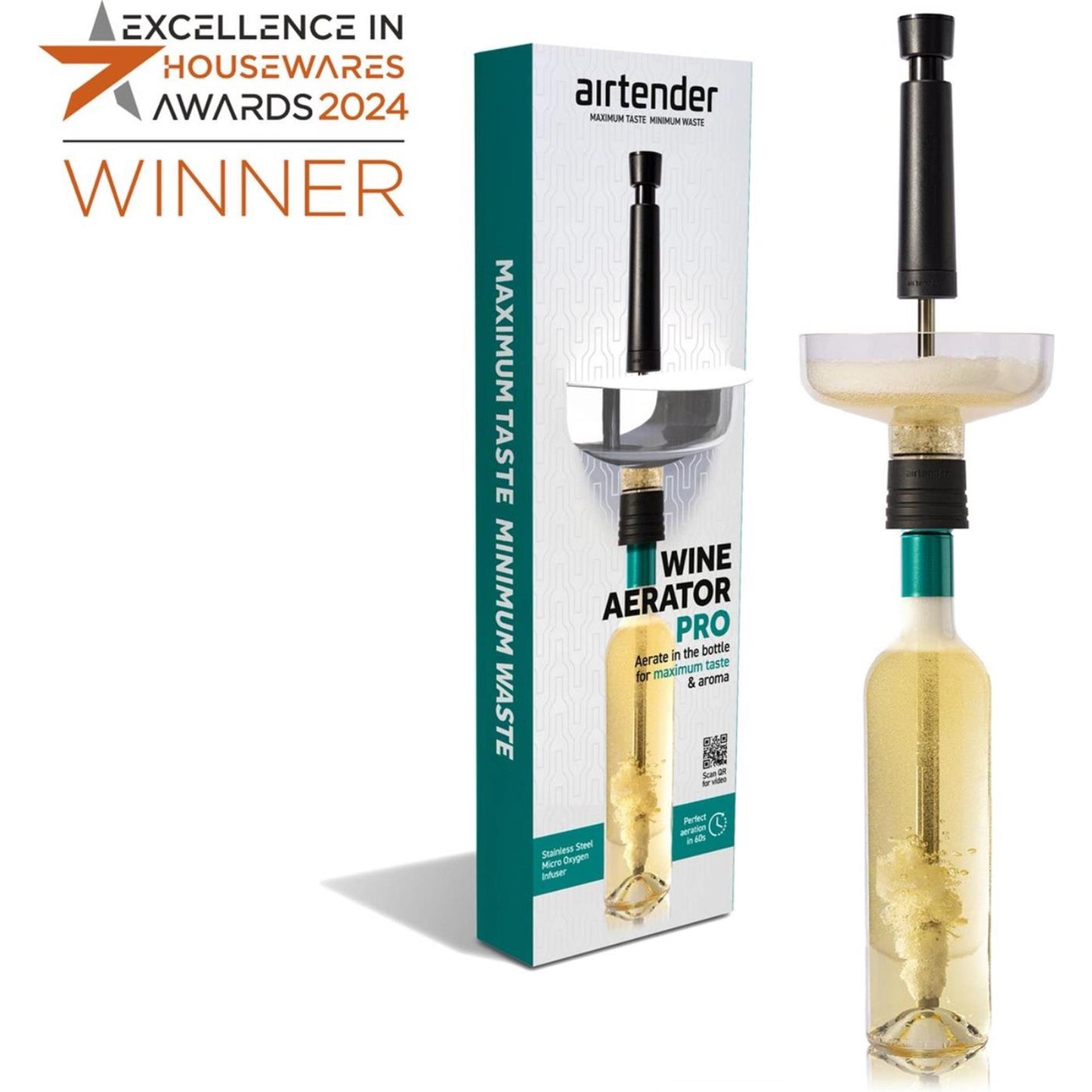 Airtender wine aerator pro wijnbeluchter