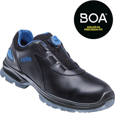 Atlas werkschoen sl 9645 xp 2.0 boa laag s3 w12 | zwart blauw | maat 36 - 00.012.122.36