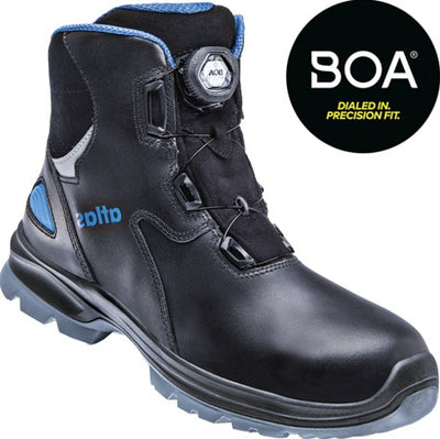 Atlas werkschoen sl 9845 xp 2.0 boa hoog s3 | zwart blauw | maat 42 - 00.012.105.42