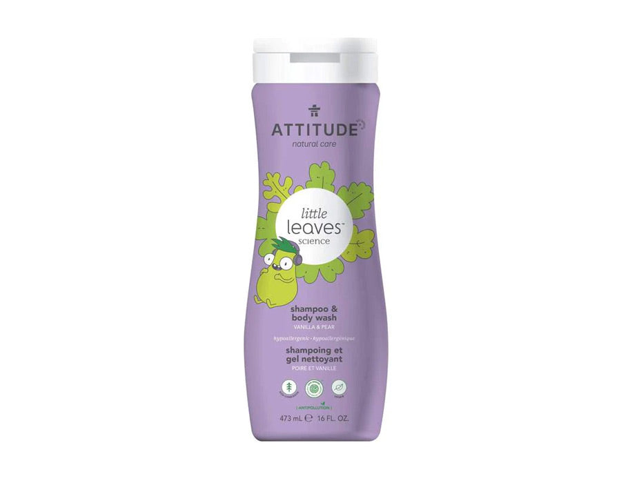 Attitude little leaves™ - shampoo duschgel - vanilla pear - 473ml