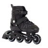 Aventuri verstelbare inline skates semi-softboot zwart maat 38-41 (l)