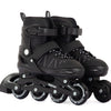 Aventuri verstelbare inline skates semi-softboot zwart maat 38-41 (l)
