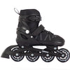 Aventuri verstelbare inline skates semi-softboot zwart maat 30-33 (s)