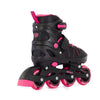 Aventuri verstelbare inline skates semi-softboot zwart roze maat 34-37 (m)