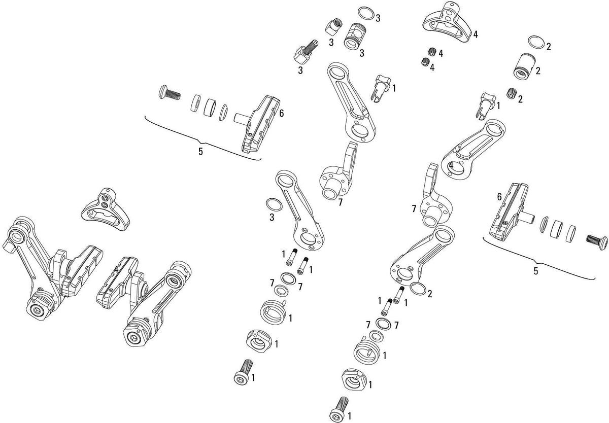 Avid shorty ultimate rim brake front