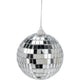 Home styling spiegelbal 8cm zilver spiegelbal 8cm zilver glas