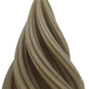 Home styling kaars led boom gedraaid h13cm taupe
