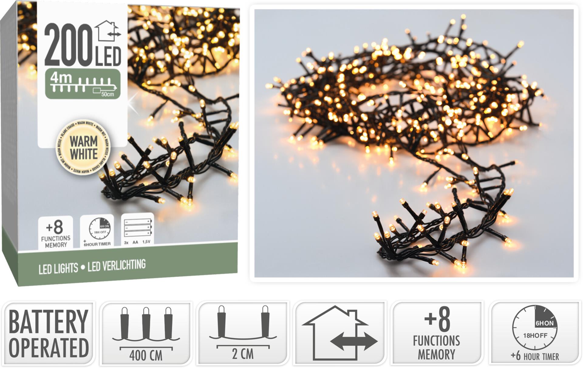 Home styling microcluster 200l warmwit op batterij