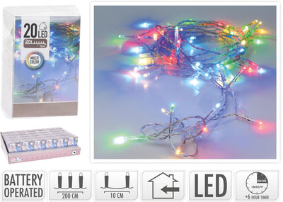 Home styling strengverlichting 20led 2m.multicolour