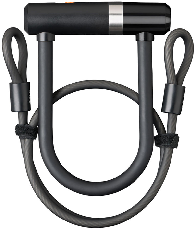 Axa newton mini u-lock + cable 100 8