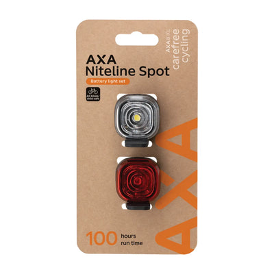 Axa verlichtingsset niteline spot batterij