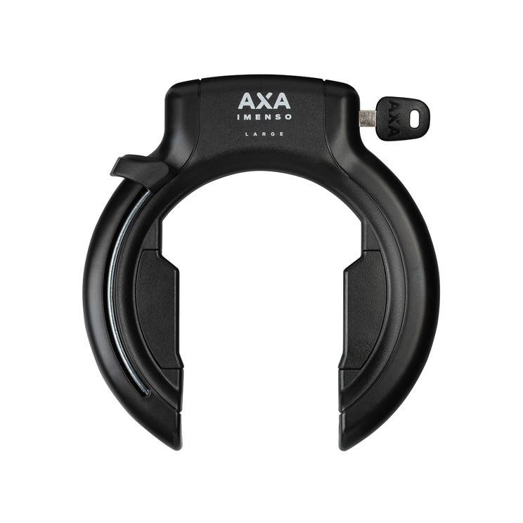 Axa ringslot imenso large retractable - zwart