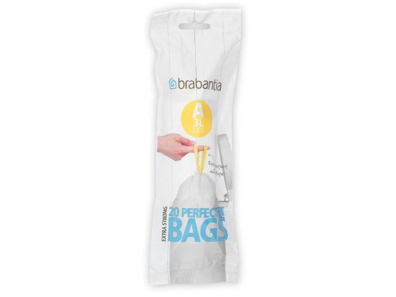Brabantia afvalzak a 3ltr 20 zakken