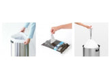 Brabantia perfectfit 50-60 liter vuilniszakken h dispenser pack 40 zakken - afbeelding 2