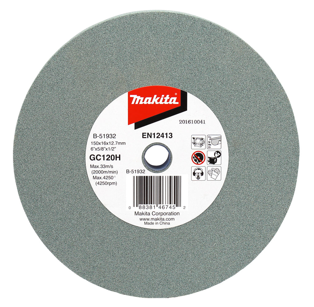 Makita accessoires slijpst. 150x16x12,7mm gc120 - b-51932