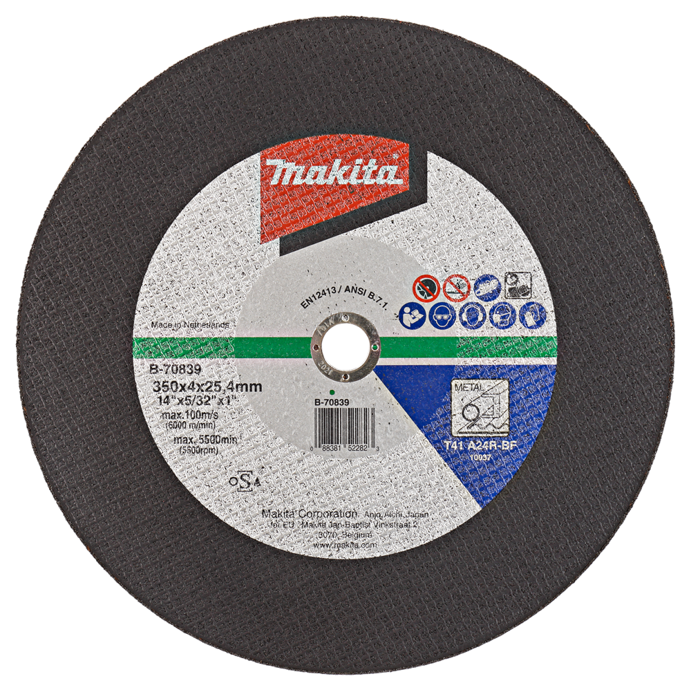 Makita accessoires doorslijpschijf staal - b-70839 b-70839