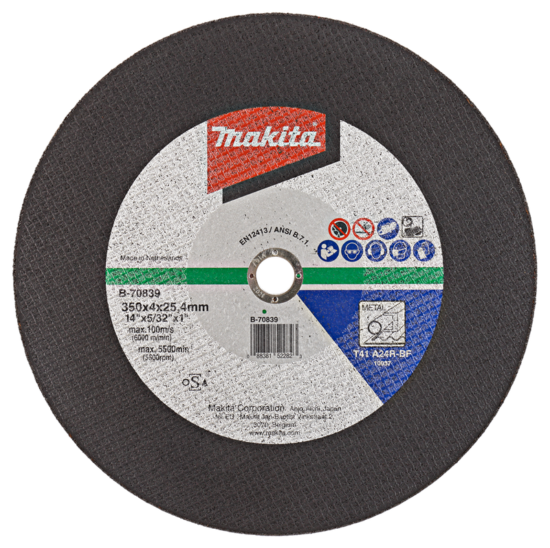 Makita accessoires doorslijpschijf staal - b-70839 b-70839