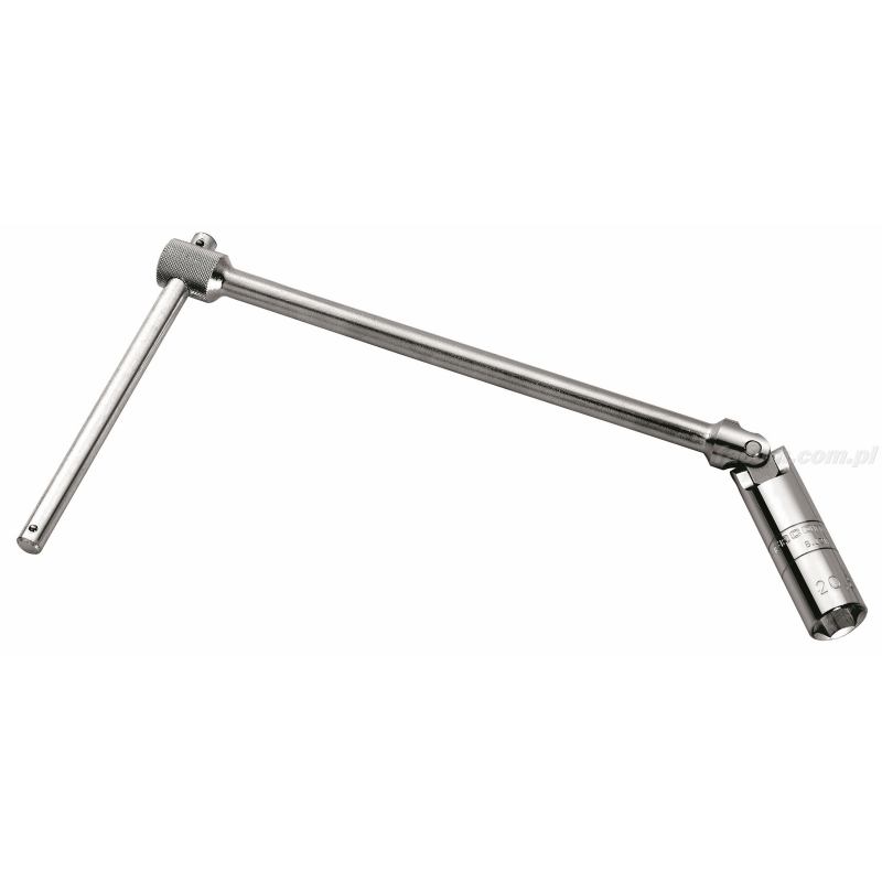 Facom scharnierende sleutel 3 8 voor bougies van 21 mm - b.j21r1b