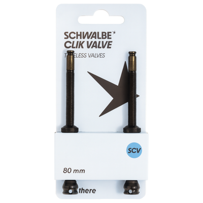 Schwalbe tubeless ventiel scv 80 mm (2 stuks)