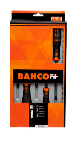 Bahco fit schroevendraaierset met rubber greep, torx - 5-delig - b219.025
