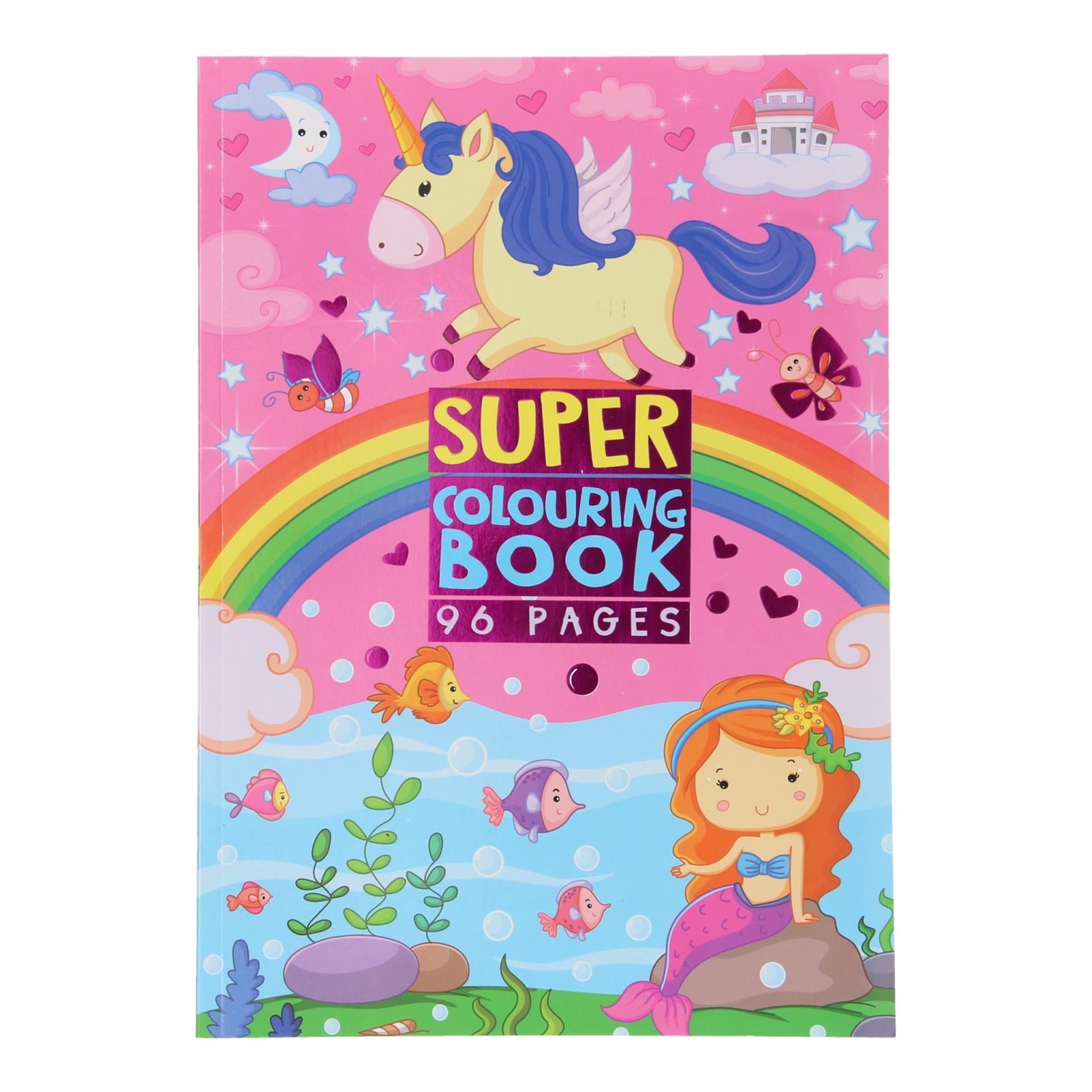 Kleurboek super colouring book 96 blz.