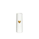 Ideas 4 seasons vaas wit met goudenhart ã˜6 h.17 cm keramiek