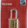 Werkzeyt hangslot messing 35.5x3mm - b34123