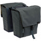 Burgers - new looxs new looxs ® tulum double mik - dubbele fietstas - 100% gerecycled polyester - geschikt voor elektrische fietsen - voor mik-bagagedrager - afneembare fietstas - 32 liter - grey-green