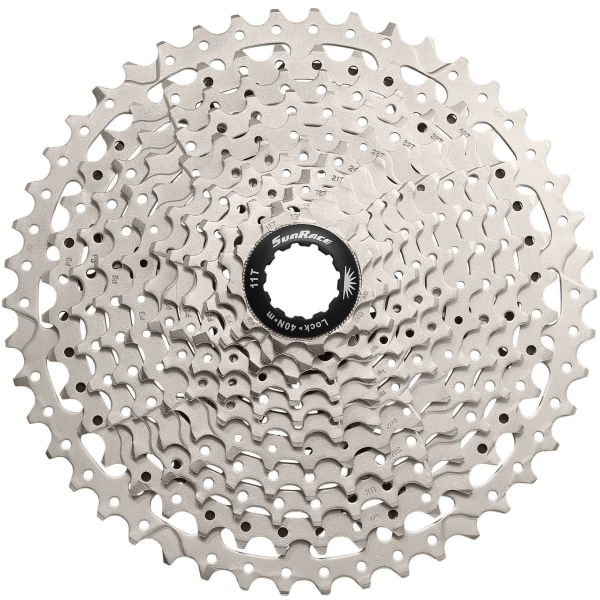 SunRace csms8 cassette 11 speed 11-40t. zilver in box