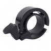 Edge fietsbel aeroring - zwart